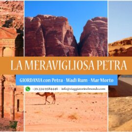 Viaggio in GIORDANIA. Petra - Wadi Rum - Mar Morto